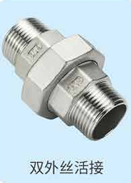 304/316 Stainless Steel Double Male Thread Union