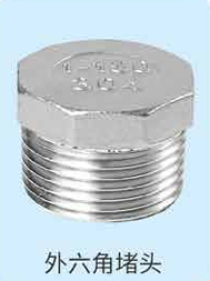 304/316 Stainless Steel Hex Male Thread Plug