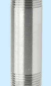 304/316 Stainless Steel Long Double Male Thread Nipple