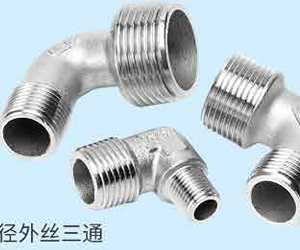 304/316 Stainless Steel Reducing Male Thread Tee